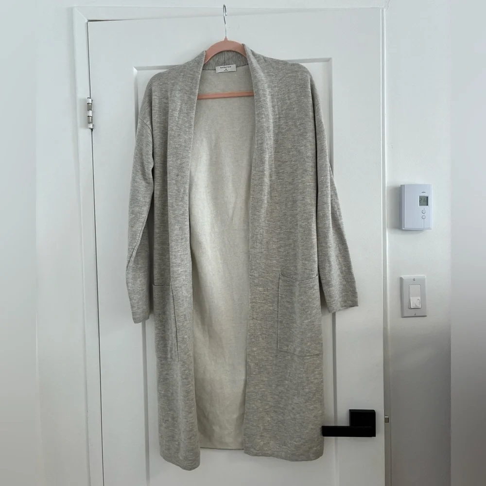 💝 Host Pick! 💝 BABATON LANCE wool & linen blend cardigan - size XS - Picture 2 of 6